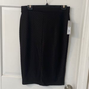 NWT Black Midi Skirt